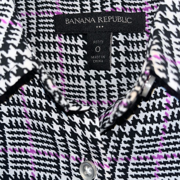 “5/17- Sold to Mt P Uptown” Banana Republic Dress, Multi-Color, Size 0 Petite - Picture 4 of 5